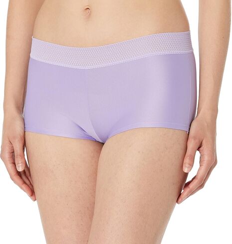 Maidenform Women's Microfiber with Lace Boyshort Panty in Saudi Arabia