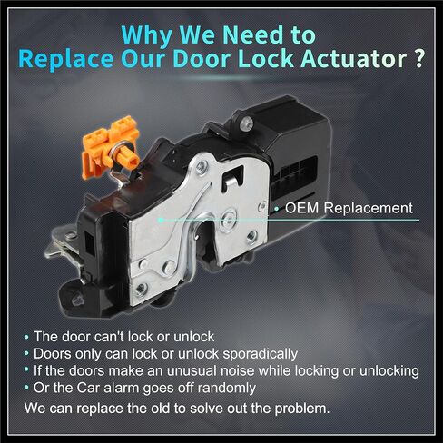 Replacer Front Left Driver Side Power Door Lock Actuator Motor for Pontiac Pursuit 05-06 for Chevrolet Cobalt 05-10 Door Latch Actuator Assembly No.25938089 Durable Material in Saudi Arabia