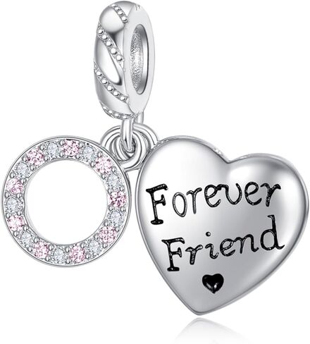 Charms for Friendship Family Bracelets 925 Sterling Silver Friend Bracelets for 2 Heart Pandora Charms Clearance Friendship Gift (PAW PRINT CHARM) in Kuwait