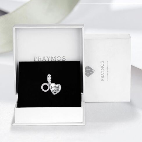 Charms for Friendship Family Bracelets 925 Sterling Silver Friend Bracelets for 2 Heart Pandora Charms Clearance Friendship Gift (PAW PRINT CHARM) in Kuwait