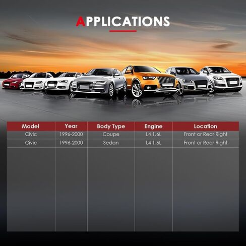 مشغل قفل الباب CCIYU متوافق مع 1996-2000 لـ Honda Civic ، محرك قفل الباب الأمامي/الخلفي اليمنى ، استبدل 746-364 ، DLA50 ، 8D1172 ، HO1315104 in Saudi Arabia