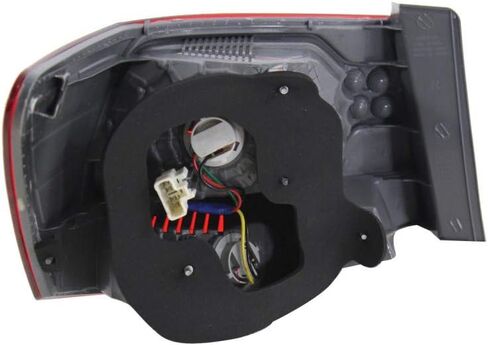 CarLights360: For Kia Forte Tail Light Assembly 2010 2011 2012 2013 Driver Side | w/Bulbs | DOT Certified | KI2804101 | 92401 1M010 in Saudi Arabia