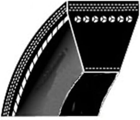 Generic Replacement Parts For Auto Moto Truck Tractor OEM For Fan Belt Fits Kubota B7100HST-DT B7100HST-E B7100HST-II-DT Mod-JZ985-27901, black in Saudi Arabia