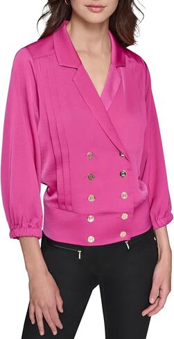 Karl Lagerfeld Women's Women Button Button Blouse in Saudi Arabia