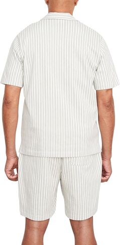 Vince Men's Cabana Stripe S/S Button Down in Saudi Arabia