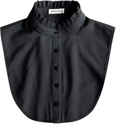 WENLOOY Half Shirts Layering for Women,Detachable Dickey Collar Blouse Half Shirts False Collar in Saudi Arabia