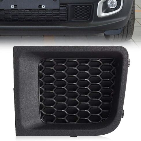 CarPartsDepot Bumper Grille Insert Compatible With Jeep Renegade 2015-2018 Grill Bezel Cover (Right Passenger Side Honeycomb) in Saudi Arabia
