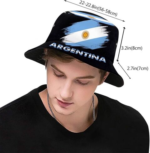 National Flag Pattern Bucket Hat Packable Summer Sun Hat Outdoor Beach Travel Fisherman Cap for Men Women in Saudi Arabia