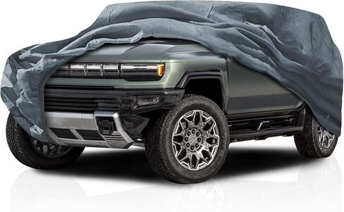 5 طبقة غطاء سيارة لـ GMC Hummer EV 2024-2025 سيارات الدفع الرباعي 4 أبواب ، شبه مخصصة تلوث التغطية الكاملة ، الغبار ، الشمس ، الثلج ، المطر ، جميع الحماية من الطقس ، التنفس in Saudi Arabia