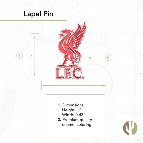 Desert Cactus Liverpool FC Lapel Pins Football Logo Monamel مصنوعة من المعدن (PIN B) in Saudi Arabia