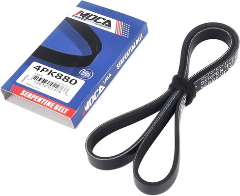 4pk880 EPDM Serpentine Belt Fit for Toyota 2004-2008 Solara 3.3l ، 1995-2006 Camry 3.0L ، for Hyundai 1999-2006 Elantra 2.0L ، for Kia 2000-2004 Spectra 1.8L ، for elexus 2004-2006 es330 3.3l in Saudi Arabia