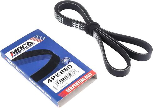 4pk880 EPDM Serpentine Belt Fit for Toyota 2004-2008 Solara 3.3l ، 1995-2006 Camry 3.0L ، for Hyundai 1999-2006 Elantra 2.0L ، for Kia 2000-2004 Spectra 1.8L ، for elexus 2004-2006 es330 3.3l in Saudi Arabia