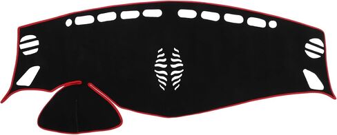 Car Dashboard Cover Compatible for Nissan Murano 2015-2019, Protective Polyester Red Center Console Interior Trim Dash Cover Mat Pad in Saudi Arabia