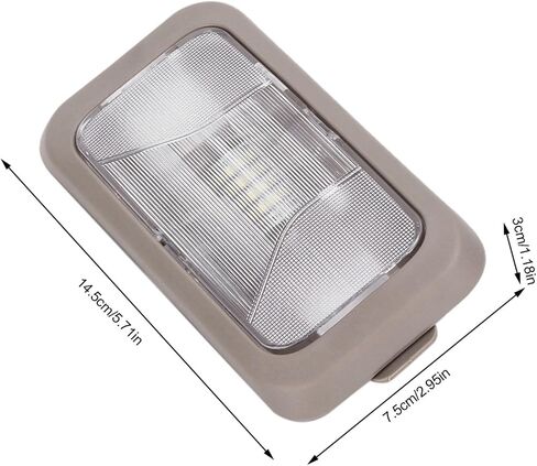 Qiilu Interior Dome Light Lens for 2004-2008 Replace 15126553 15191866 15114473, Car Roof Ceiling Lamp with Working Light in Saudi Arabia