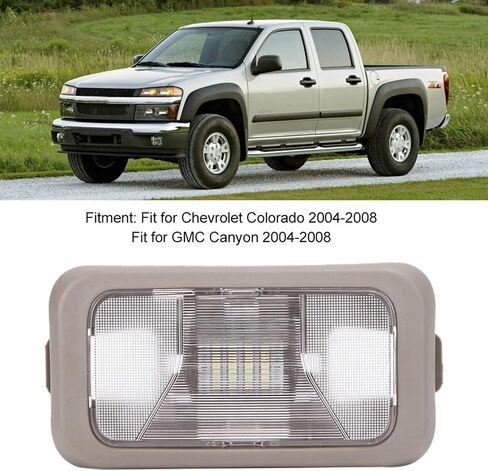 Qiilu Interior Dome Light Lens for 2004-2008 Replace 15126553 15191866 15114473, Car Roof Ceiling Lamp with Working Light in Saudi Arabia