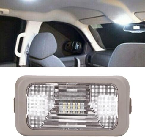 Qiilu Interior Dome Light Lens for 2004-2008 Replace 15126553 15191866 15114473, Car Roof Ceiling Lamp with Working Light in Saudi Arabia