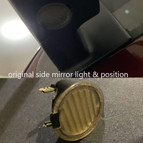 Side Mirror Puddle Lights,High Definition Never Fade, Led Logo Lights Projector Ghost Shadow, for Taurus SHO 2010-2023 (White SHO Logo) in Saudi Arabia