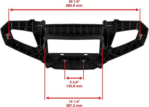 المصد الأمامي Caltric متوافق مع Polaris Sportsman 700 2005 2006 2007 Black Brush Guard المصد in Saudi Arabia
