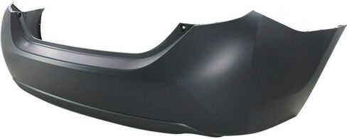 FitParts Compatible With Rear Bumper Cover Fascia 2014-2019 Toyota Corolla CAPA CE LE L SE XLE XSE Base Sedan 14-19. New, Primed and Ready for Paint. TO1100309 5215903901 2016 2017 2018 in Saudi Arabia