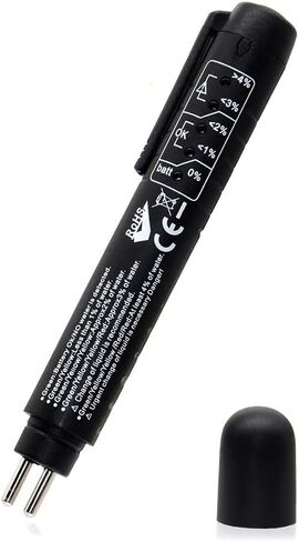 Brake Fluid Liquid Tester Pen, 5 LED Indicators, DOT3/DOT4 Brake Fluid Oil Moisture Analyzer in Saudi Arabia