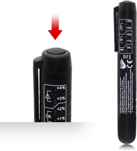 Brake Fluid Liquid Tester Pen, 5 LED Indicators, DOT3/DOT4 Brake Fluid Oil Moisture Analyzer in Saudi Arabia