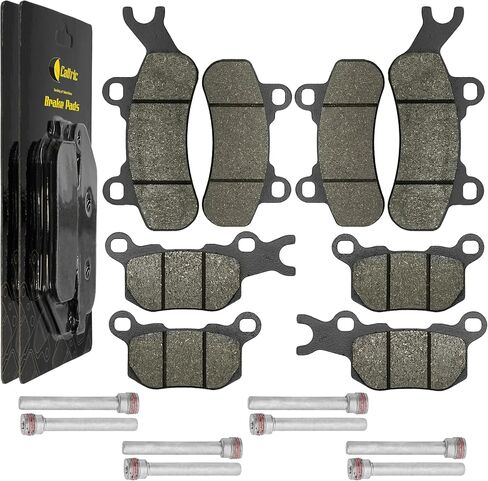 Caltric Rear Brake Pads Compatible with Can-Am Defender HD10 2017-2018 / Defender HD10 XMR 2018 2020-2023 / Defender HD10 XTP 2018 Front Rear Left Right in Saudi Arabia