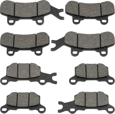 Caltric Rear Brake Pads Compatible with Can-Am Defender HD10 2017-2018 / Defender HD10 XMR 2018 2020-2023 / Defender HD10 XTP 2018 Front Rear Left Right in Saudi Arabia