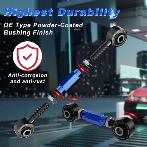 2 Pieces Rear Upper Adjustable Camber Arm Kit Compatible with Honda Civic 88-00 and Integra 94-01 EK EG, Camber Control Arms in Saudi Arabia