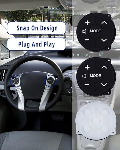 توجيه عجلة التحكم وسادة زر المطاط ملاءمة لتويوتا بريوس و Prius C 2012 2014 2015 2015 2017 1PAIR in Saudi Arabia
