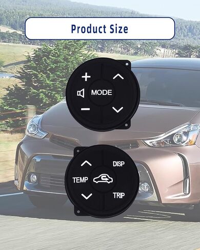 توجيه عجلة التحكم وسادة زر المطاط ملاءمة لتويوتا بريوس و Prius C 2012 2014 2015 2015 2017 1PAIR in Saudi Arabia