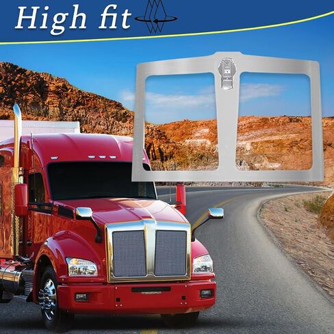 Chrome Grille for Kenworth T880 OE Replacement Kenworth T880 Front Grill with Bug Screen Kenworth T880 Accessories in Saudi Arabia