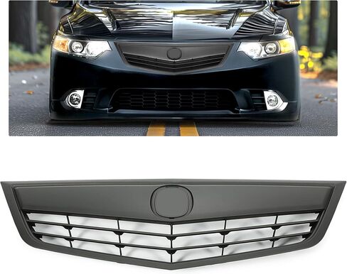 Kuafu Front 3-in-1 مجموعة مصبغة كاملة متوافقة مع 2011-2014 Acura TSX Pumper الشواء العلوي W/صب البديل الأسود لـ 71121TL2A51 75700TL2A00 AC1200115 in Saudi Arabia