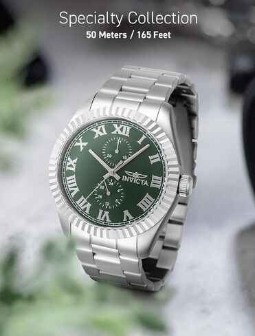 Invicta Specialty Men 43mm Stainless Steel Steel Green dial VH61 Quartz in Saudi Arabia