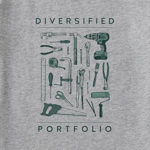 Life is Good Men's Crusher Tee, Short Sleeve Cotton Graphic T-Shirts, Diversified Portfolio Tools in Saudi Arabia