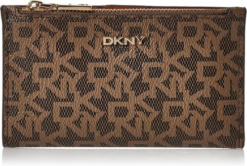 DKNY Women's Bryant Bifold Travel Accessory Envelope Card Holder, Mocha/Caramel, S, Contemporary in Saudi Arabia