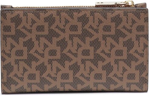 DKNY Women's Bryant Bifold Travel Accessory Envelope Card Holder, Mocha/Caramel, S, Contemporary in Saudi Arabia