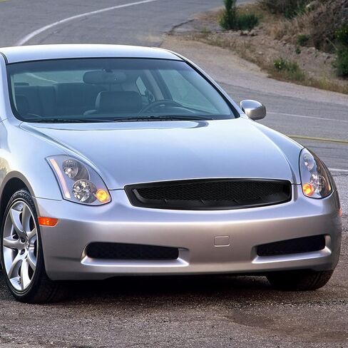 SPEC-D ABS ABS Black Front Hood Grille متوافقة مع 2003-2007 Infiniti G35 2DR زوجين in Saudi Arabia