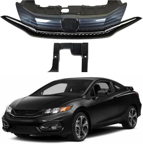 Gxywady Front Grille Preshens For Civic Coupe 2DR 2014 2015 HO1200221C 71120TS8A51 in Saudi Arabia