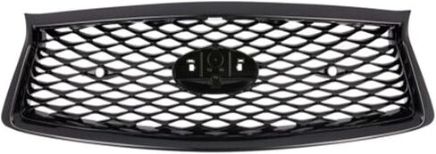 Front Grille Fog Light Bezels Set Compatible with 2018 2019 2020 2021 2022 Infiniti Q50 Sport modes - 4PCS Front Upper Lower Grille Fog Light Bezel Cover in Saudi Arabia