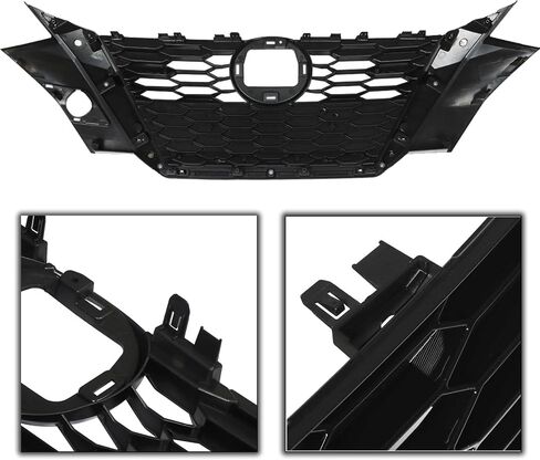 munirater Front Bumper Upper Grille Black Chrome Replacement for 2020 2021 Sentra in Saudi Arabia