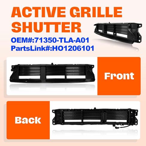 CarpartsDepot الأمامي السفلي مصراع الشبكة النشط مع محرك متوافق مع 2017-2019 Honda CR-V HO1206101 71350-TLA-A01 in Saudi Arabia
