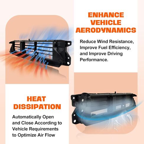 CarpartsDepot الأمامي السفلي مصراع الشبكة النشط مع محرك متوافق مع 2017-2019 Honda CR-V HO1206101 71350-TLA-A01 in Saudi Arabia