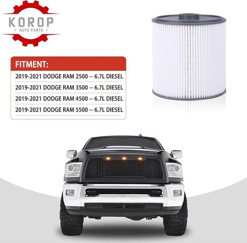 68436631AA FULTE FILTER FITS لعام 2019-2021 DODGE RAM 2500 3500 4500 5500 6.7L CUMMINS DIESEL ، لعام 2020-2021 RAM 1500 3.0L DIESEL ، لعام 2020-2021 WRANGLER in Kuwait