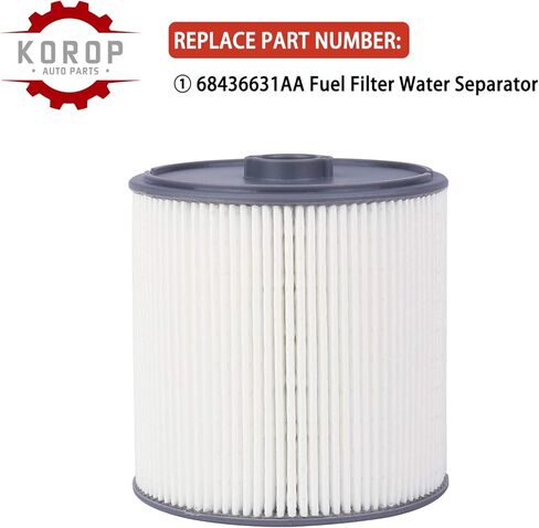68436631AA FULTE FILTER FITS لعام 2019-2021 DODGE RAM 2500 3500 4500 5500 6.7L CUMMINS DIESEL ، لعام 2020-2021 RAM 1500 3.0L DIESEL ، لعام 2020-2021 WRANGLER in Kuwait