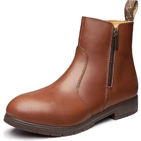 Xena Workwear Omega EH Steel Toe Women's Chelsea Work Boots, Slip Resistant, ASTM F2413-24 Certified, OSHA Compliant, Electrical Hazard EH, Full-Grain Leather in Saudi Arabia