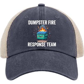 فريق الاستجابة لمقدميبة Fire Fire Firet Fire Fire Meme Hat for Men Funny Baseball Cap Low Profile in Saudi Arabia