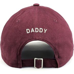 Trendy Apparel Shop Daddy (Back) Embroidered 100% Cotton Dad Hat in Kuwait