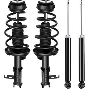 Front Rear Struts Assembly Shock Absorber with Coil Spring 2011-2014 for Chevy Cruze Eco Sedan 2015 for Chevy Cruze L Sedan 2016 for Chevy Cruze Limited Eco Sedan,372664 372663 348032,5663 in Saudi Arabia
