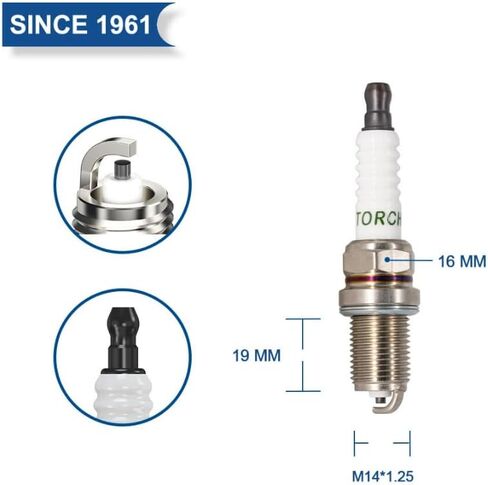 Torch K5rf Spark Plug Place استبدال لـ NGK 7938 BKR5E 7642 BKR5EYA 2460 BKR5ES 815GP SPACK FACK ، for BOSCH FR8DC+ /FR9DC SPOCK ، for Champion RC12YC SPACK ، for Beru 14FR-8DU Spark ، oem ، ea ، ea in Saudi Arabia
