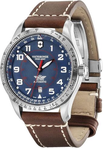 فيكتورينوكس رجال مراقبة Airboss Mechanical Men's Watch Watch Mechanical Watch مقاومة للماء إلى 100 متر قطرها 42 مم نطاق 22 مم in Saudi Arabia